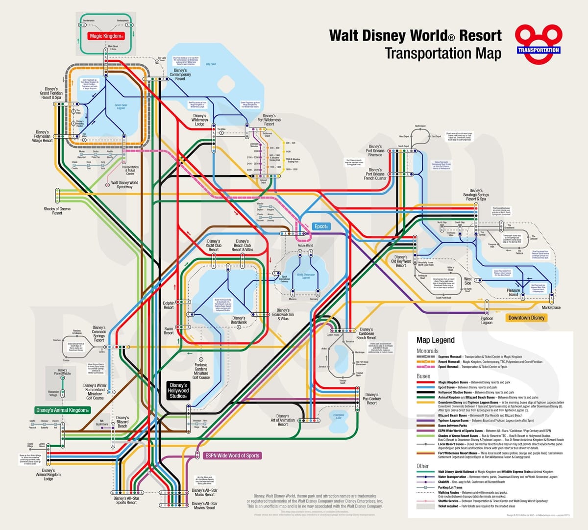 Walt Disney World monorail kart