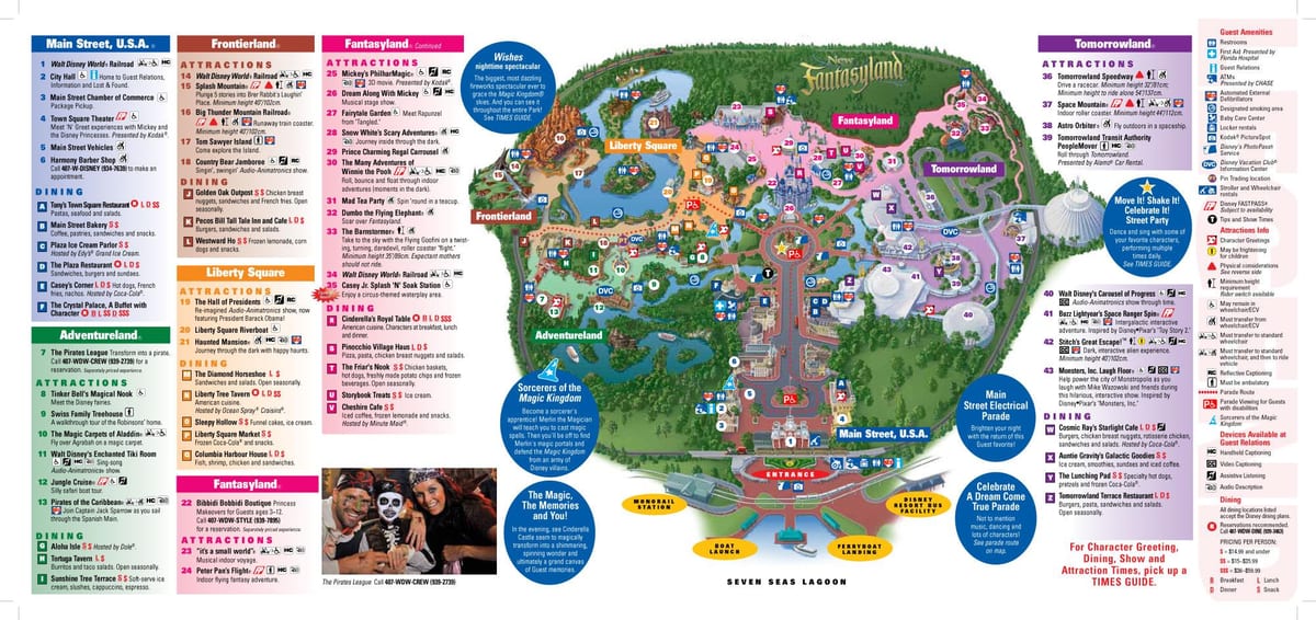 Disney World, Magic Kingdom kart