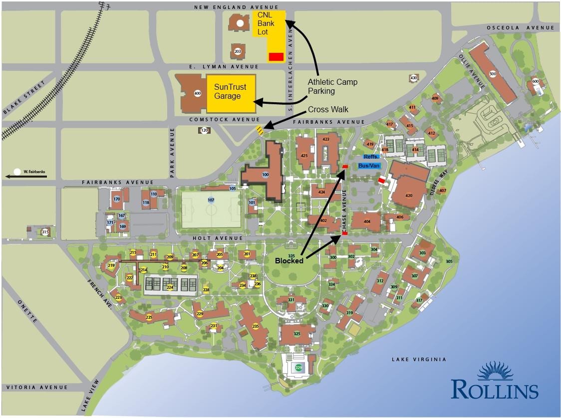 kart av Rollins college